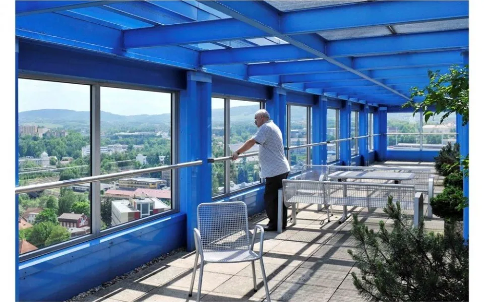 Vyhlídka na Krajském úřadě. Foto: Kraj-lbc.cz