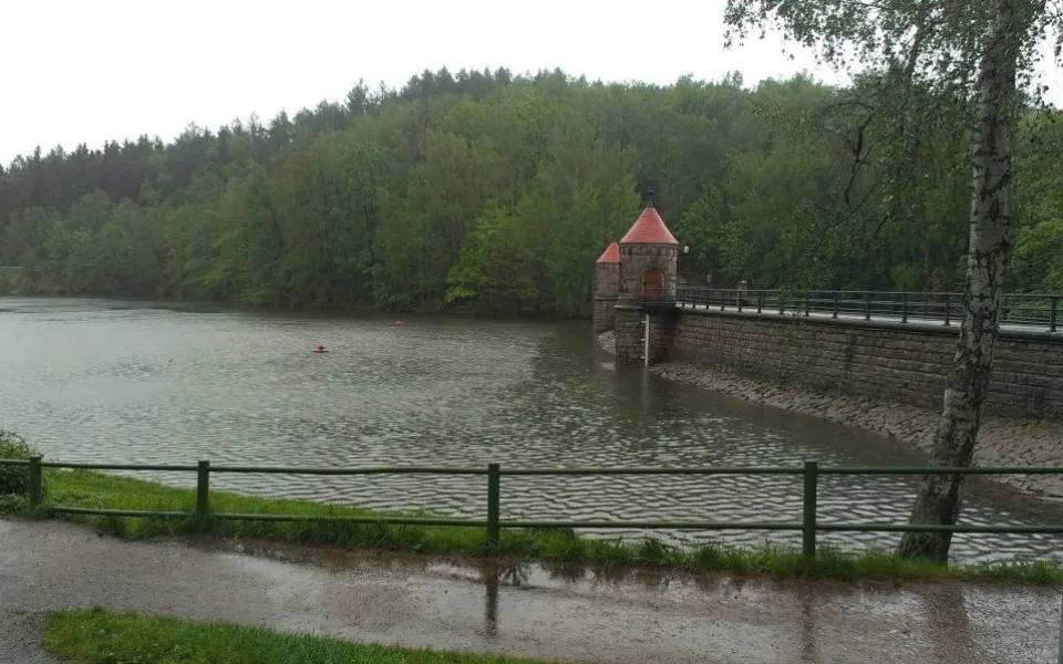 Přehrada Harcov.