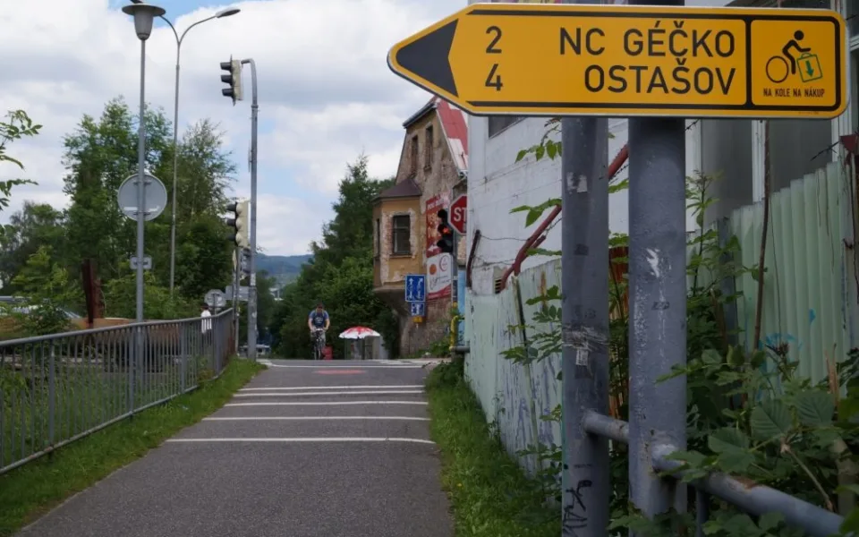 Začátek cyklotrasy. Foto: MML/Jan Král