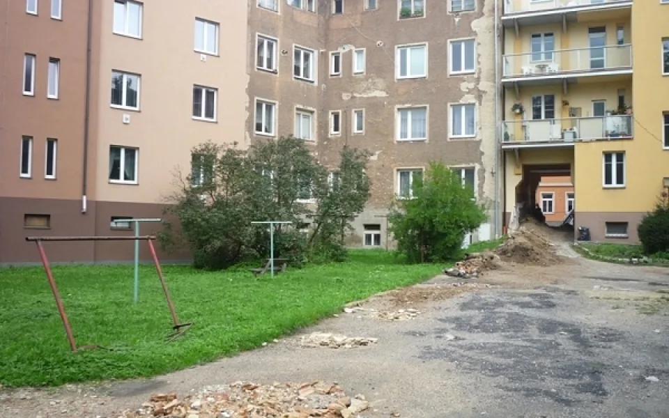 Vnitroblok Okružní ulice. Foto: MML/Jan Král