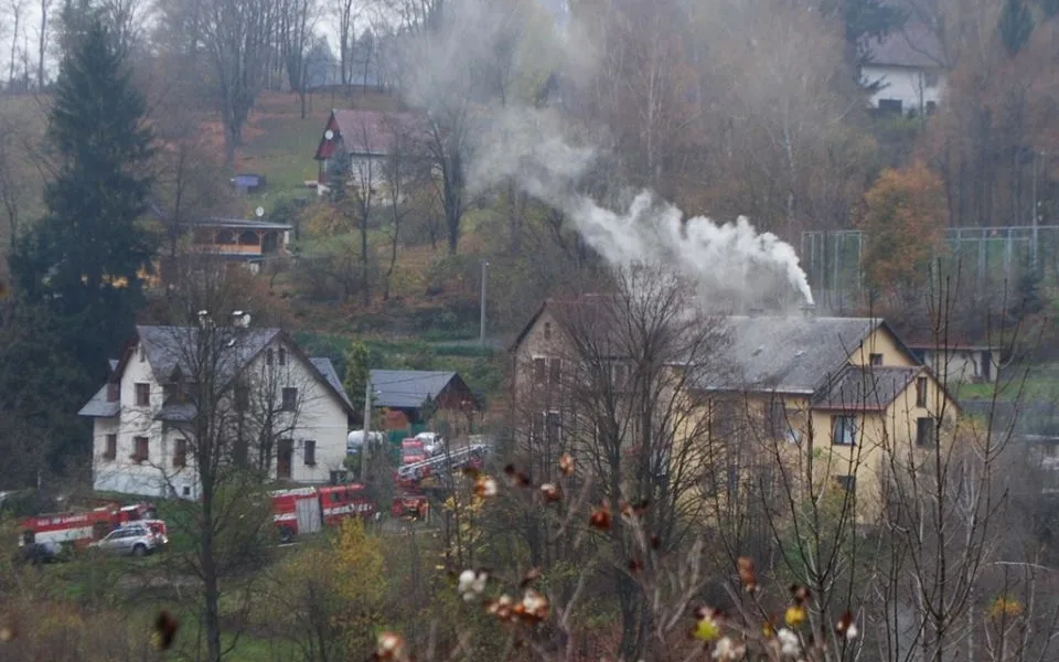 V Kateřinkách hořel dům nad školkou. Foto: Luboš Vrabec
