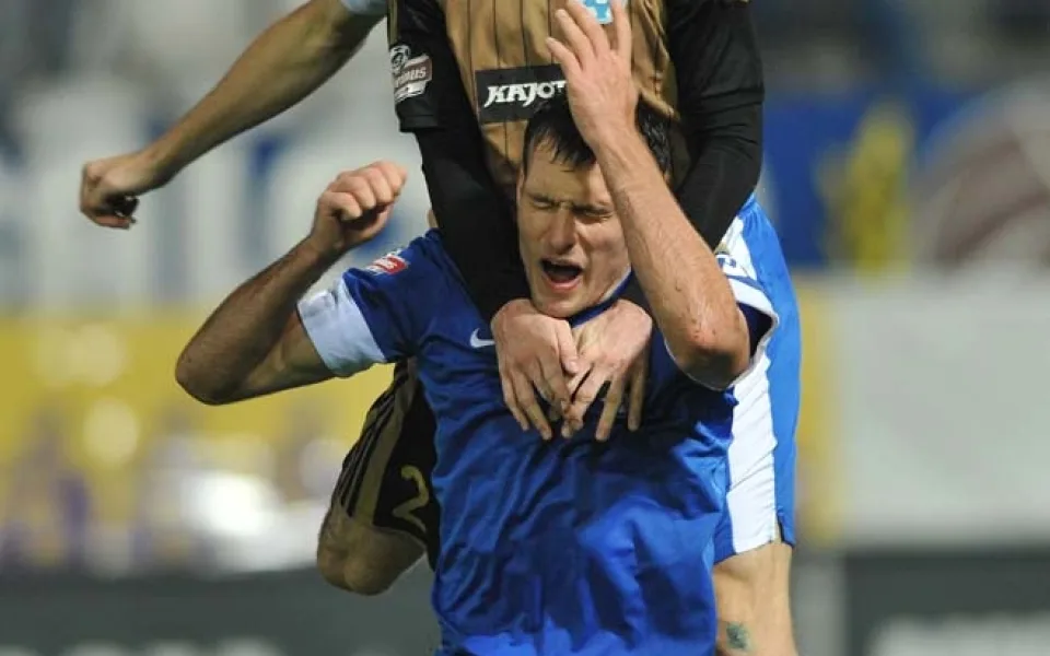 Rabušic v souboji. Foto: Jaroslav Appletauer
