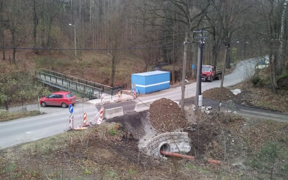 Oprava propustku v Kateřinkách. Foto: Kraj-lbc.cz