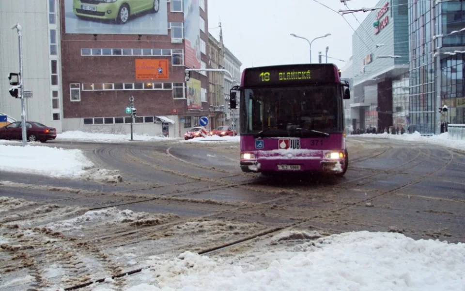 Liberec zavalí první přívaly sněhu