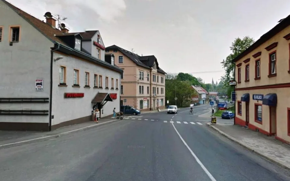 Inkriminovaný přechod v Londýnské ulici