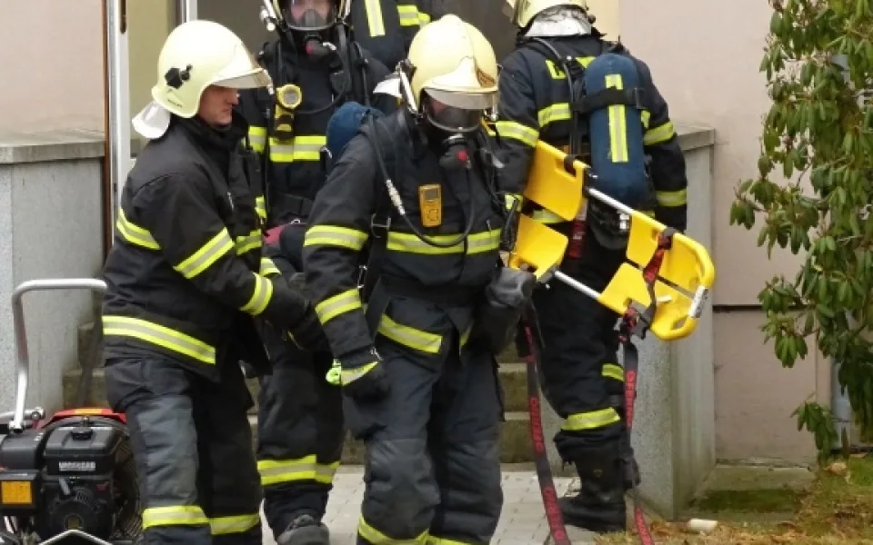 Čtrvteční cvičení v kasárnách. Foto: HZSLK