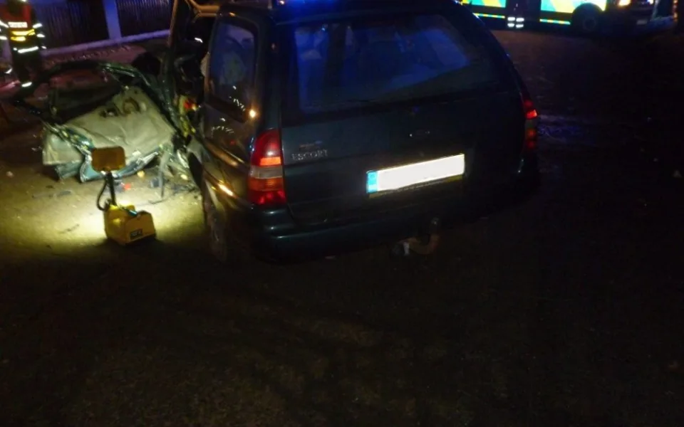 Nehoda v Alšově ulici. Foto: HZS LK