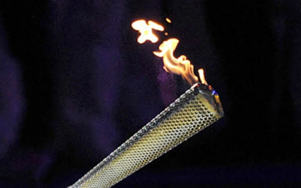Olympijská pochodeň. Foto: Hlas Ruska
