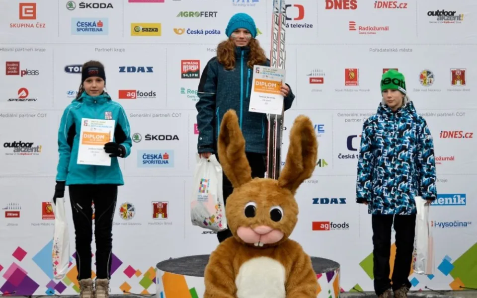 Dvojnásobně zlatá Veronika Gallová - lyžařský orientační běh