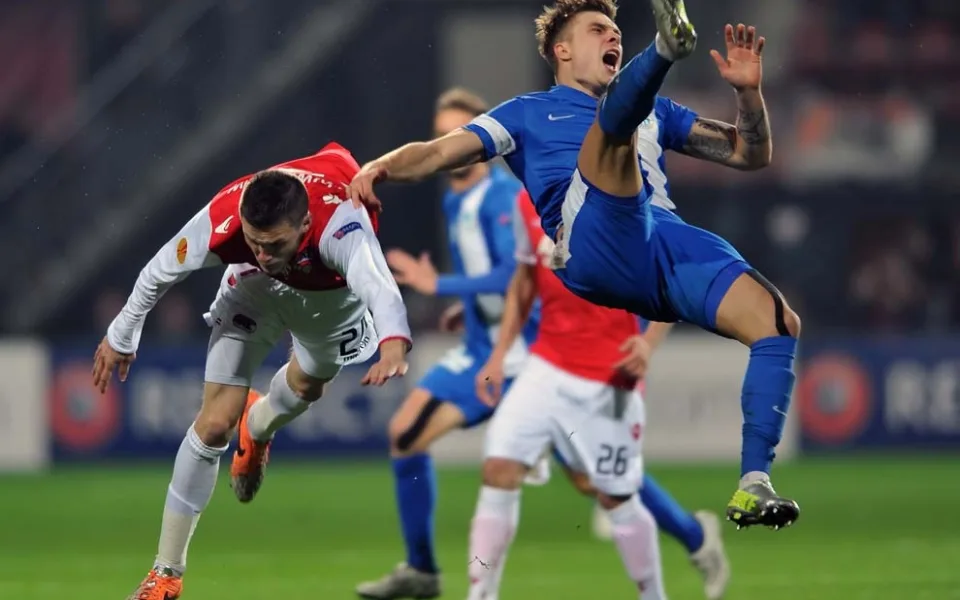 Evgen Budnik vstřelil gól a celý zápas se rval. Foto: Jaroslav Appeltauer
