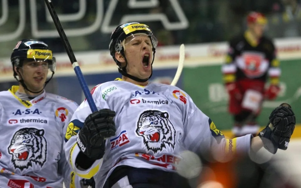 Tygři mají playoff! Foto: hcbilitygri.cz