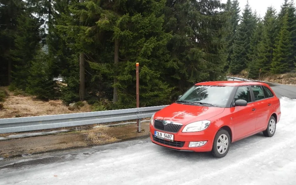 Aktuální stav na silnici kolem Souše. Foto: Jiří Langer