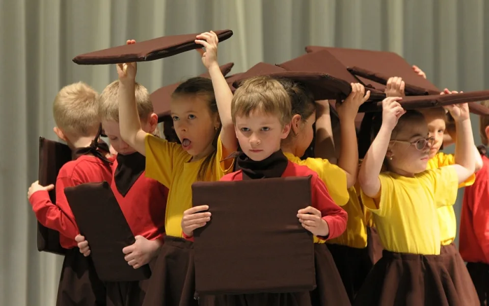 Nejmenší tanečníci a zpěváci mají za sebou životní premiéru. Foto: Jan Král