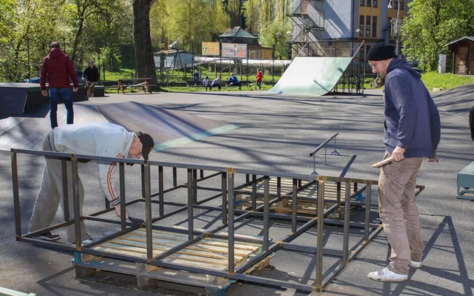 Nová pyramida v přípravě. Foto: MML