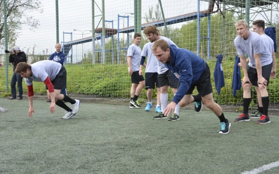 První trénink libereckých Tygrů. Foto: hcbilitygri.cz