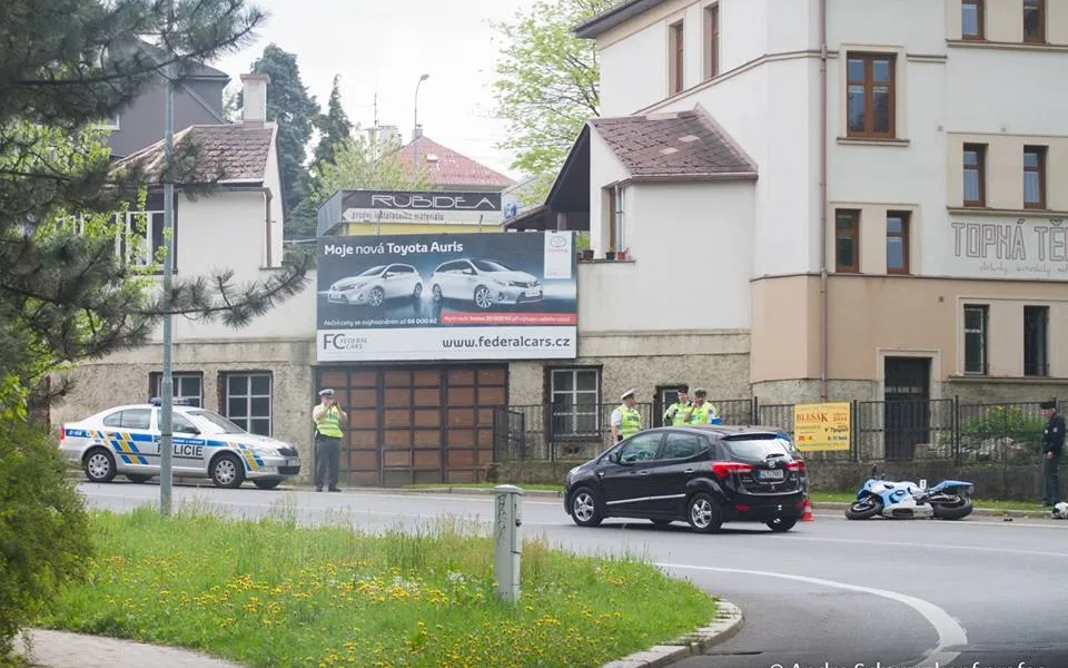 Policejní honička skončila u dopravního hřiště. Foto: André Philippe Schwarzkopf