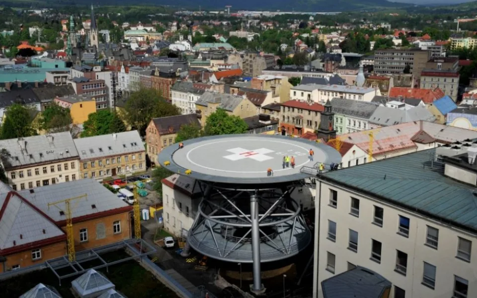 Heliport. Foto: Nemocnice Liberec