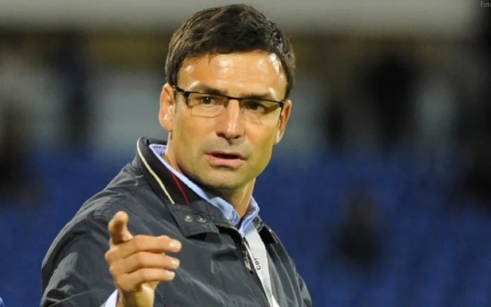 Samuel Slovák ještě jako trenér Slovanu Bratislava. Foto: corgonliga.sk