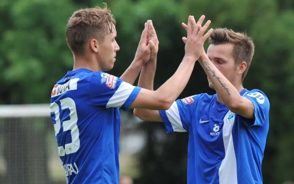 Slovan se v sobotu utká v Hrádku s dánským Brønby. Foto: Jaroslav Appeltauer