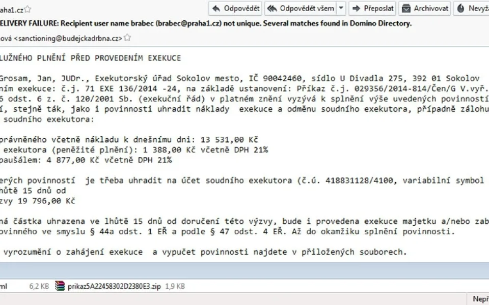 Falešný e-mail