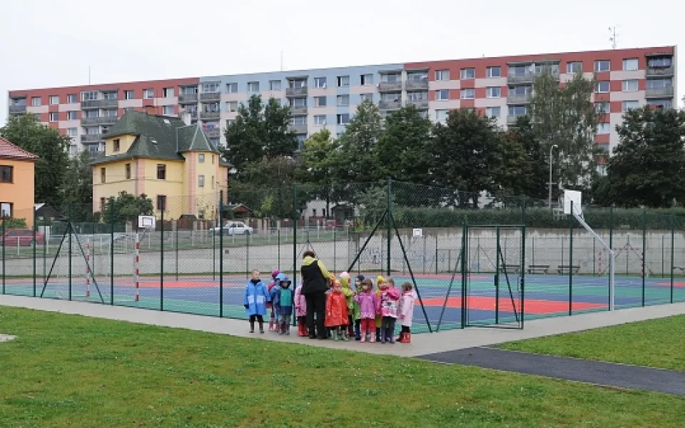 Opravené hřiště na Švermovce. Foto: Jan Král