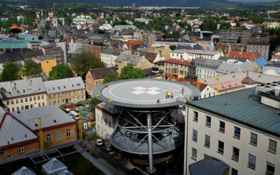 Heliport. Foto: Nemocnice Liberec