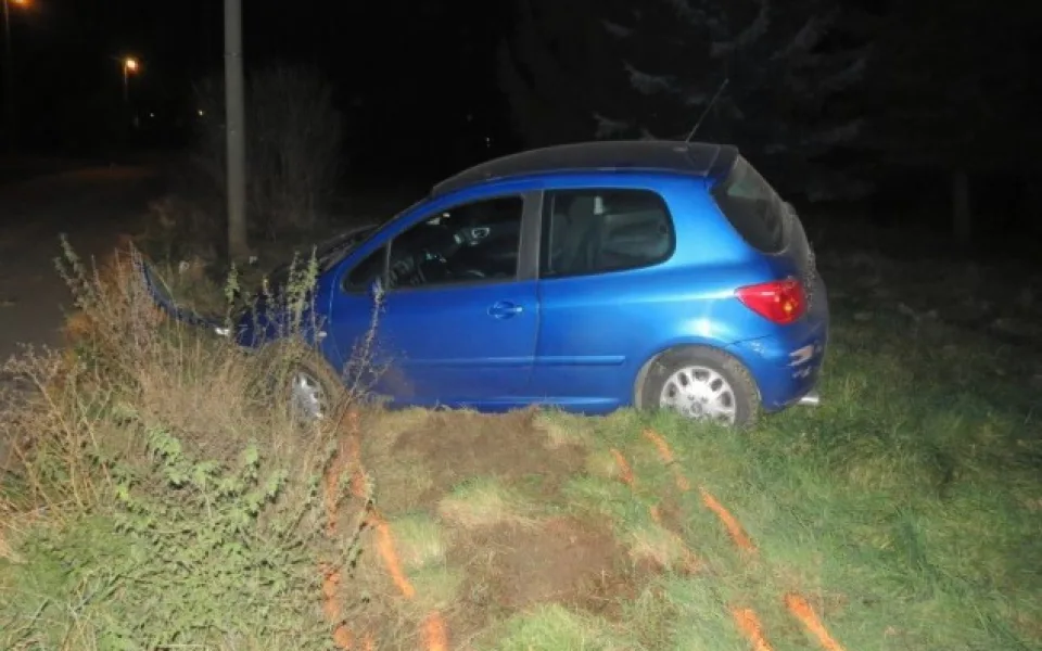 Mladík se snažil od nehody utéct. Foto: Policie ČR