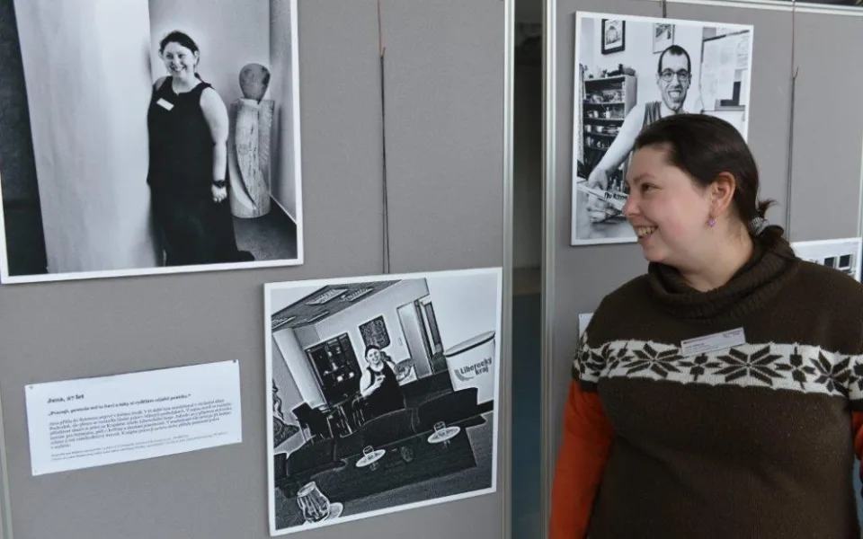 Z výstavy Tomáše Tesaře.