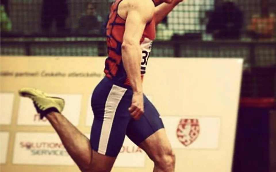 Sprinter David Kolář. Foto archiv ČAS