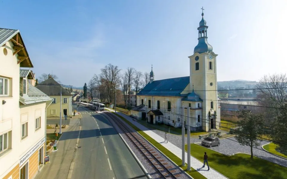 Takhle nějak by měl vypadat úsek u vratislavického kostela