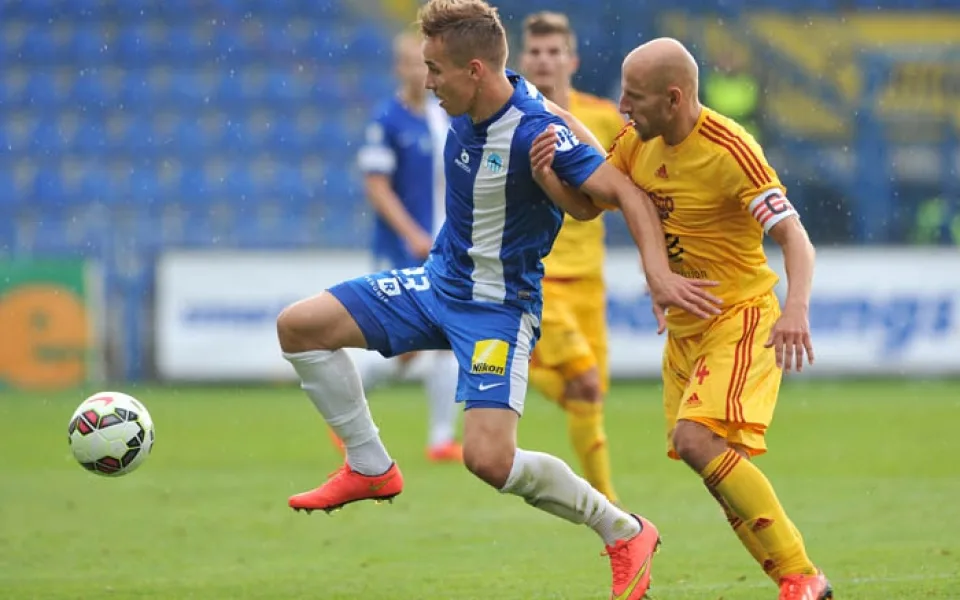 Na podzim U Nisy Dukla remizovala 0:0. Foto: Jaroslav Appeltauer