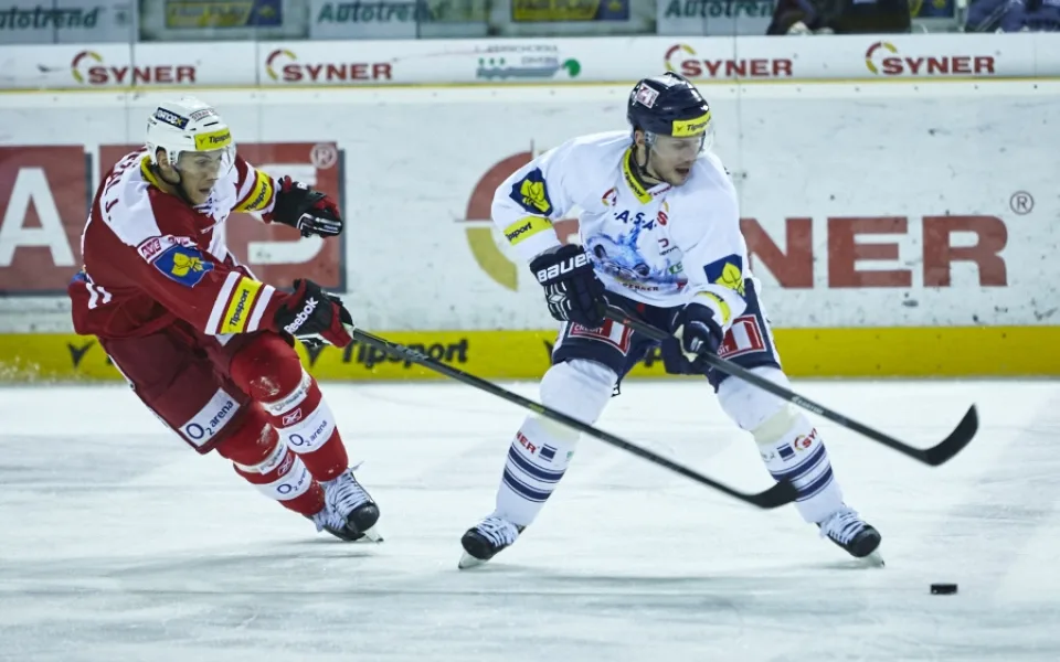 Naposledy doma Tygři se Slavií prohráli. Foto: hcbilitygri.cz