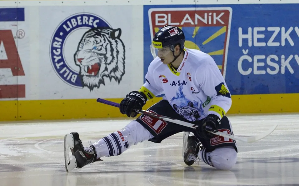Lukáš Derner. Foto: HC Bílí Tygři Liberec