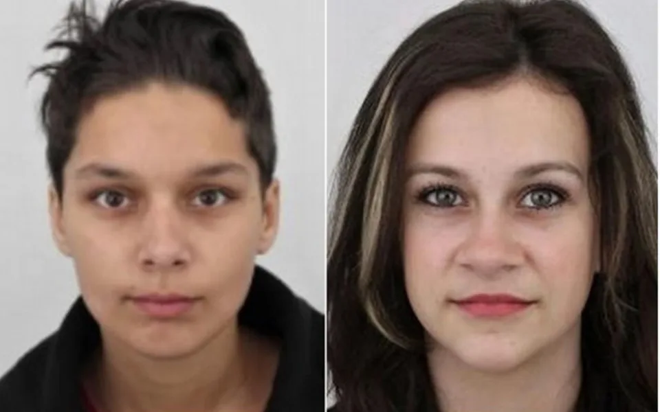 Jana Gáborová vlevo a Nikola Hlavatá. Foto: Policie ČR