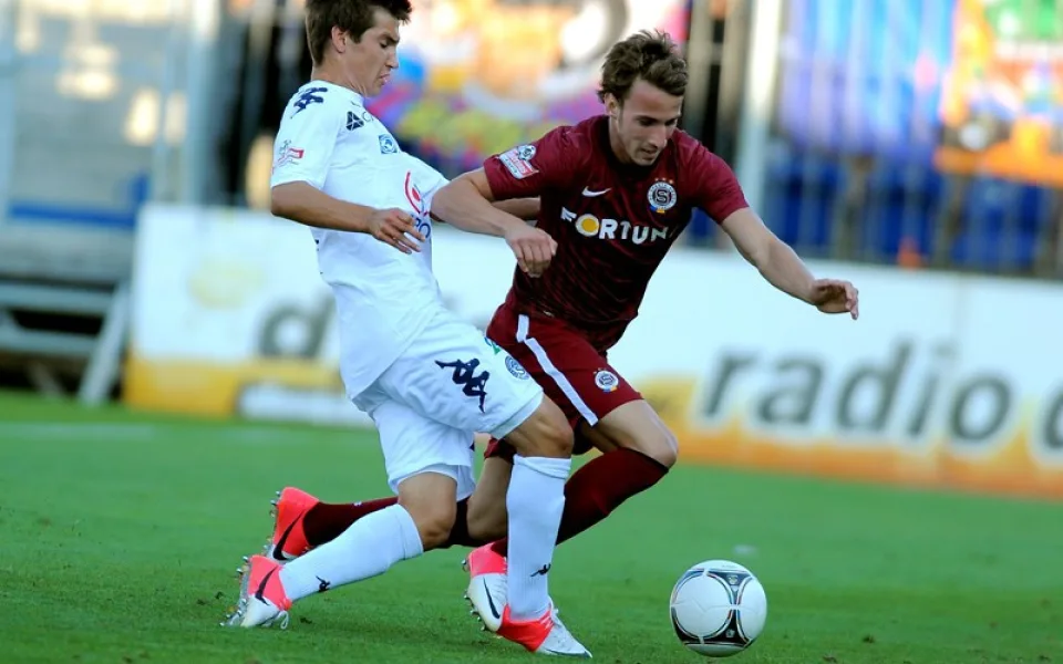 Trávník v utkání proti Spartě. Foto: 1. FC Slovácko