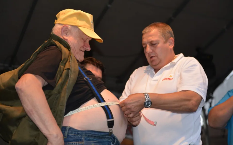 Soutěž pivních břich. Foto: Blanka Daníčková
