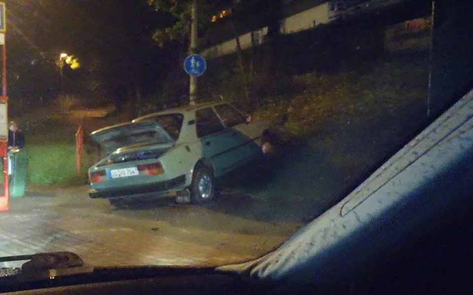 Foto z místa nehoda od čtenářky