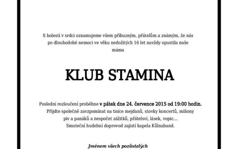Parte Staminy. Foto: Stamina