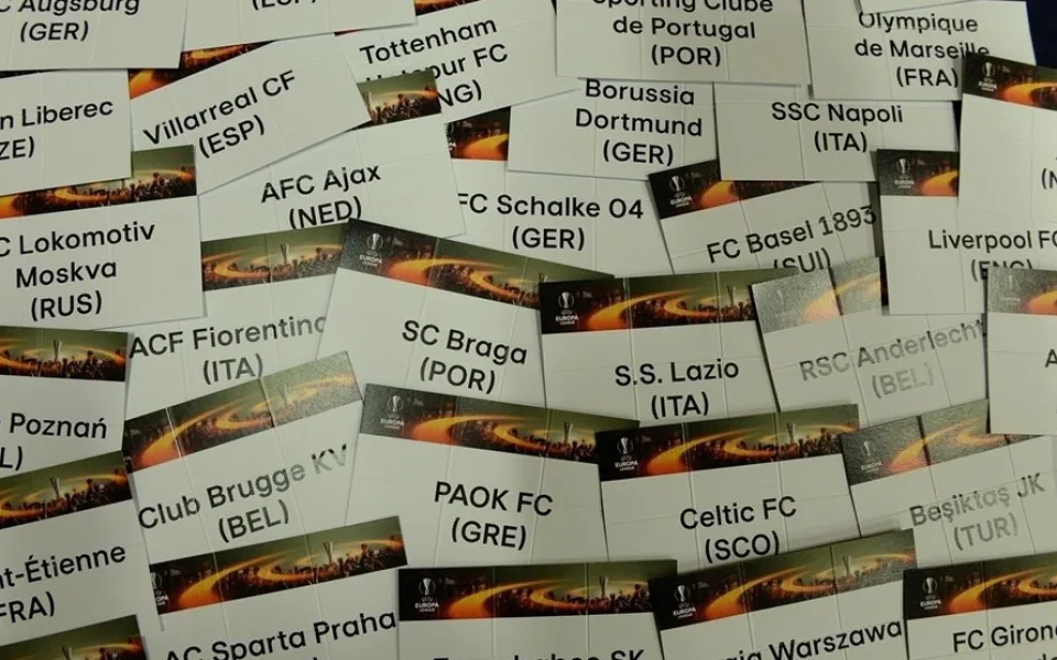 Foto z losování. Foto: UEFA