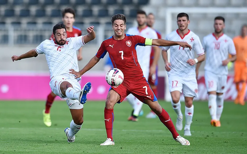 Fotbalová jednadvacítka porazila v Jablonci Maltu. Foto: Fotbal.cz