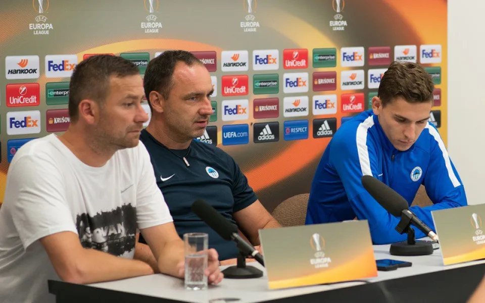 Předzápasová tisková knference. Foto: Ondřej Tichý