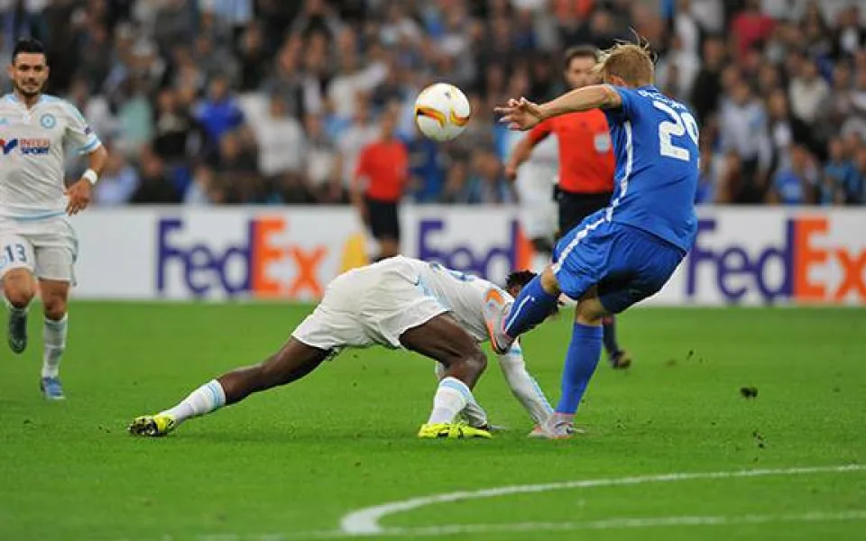 Zázrak v Marseille! Slovan zvítězil díky jediné střele na branku. Foto: Jaroslav Appeltauer