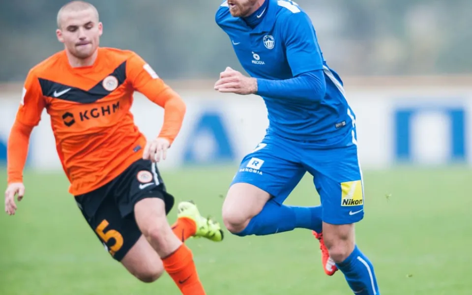 Bod zařídil Slovanu Milan Kerbr. Foto: fcslovanliberec.cz