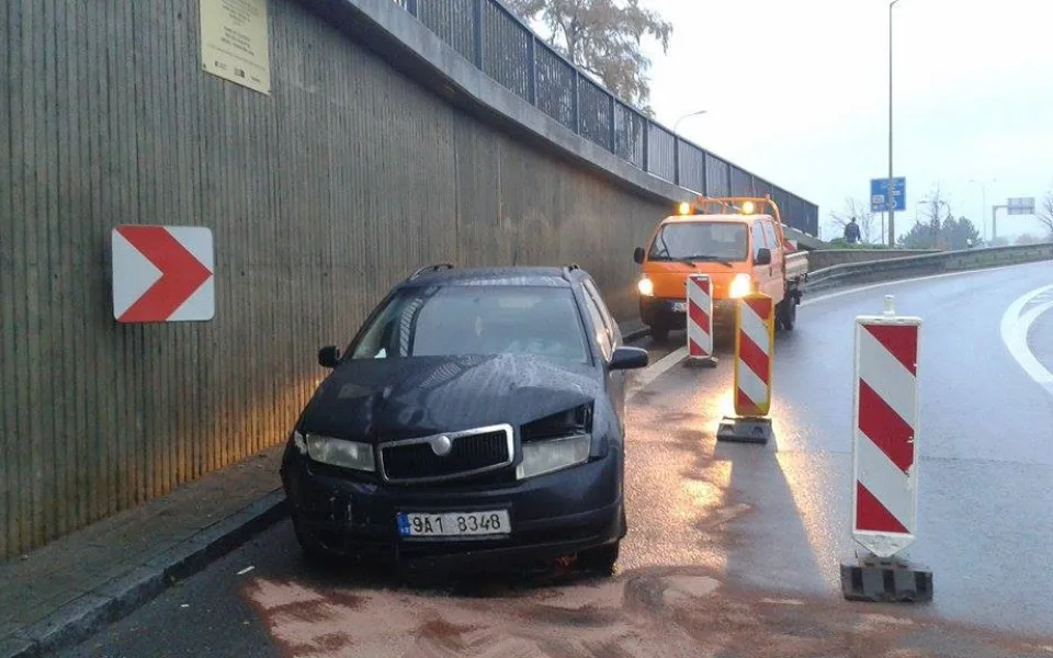 Nehoda na průtahu Libercem