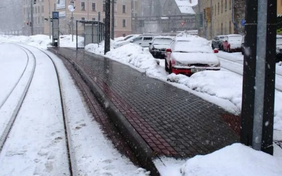 Vyhřívané nástupiště