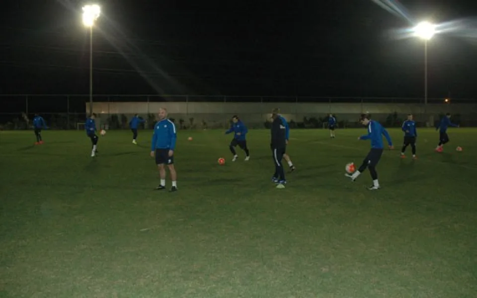 Fotbalisté Slovanu mají za sebou první trénink v Turecku