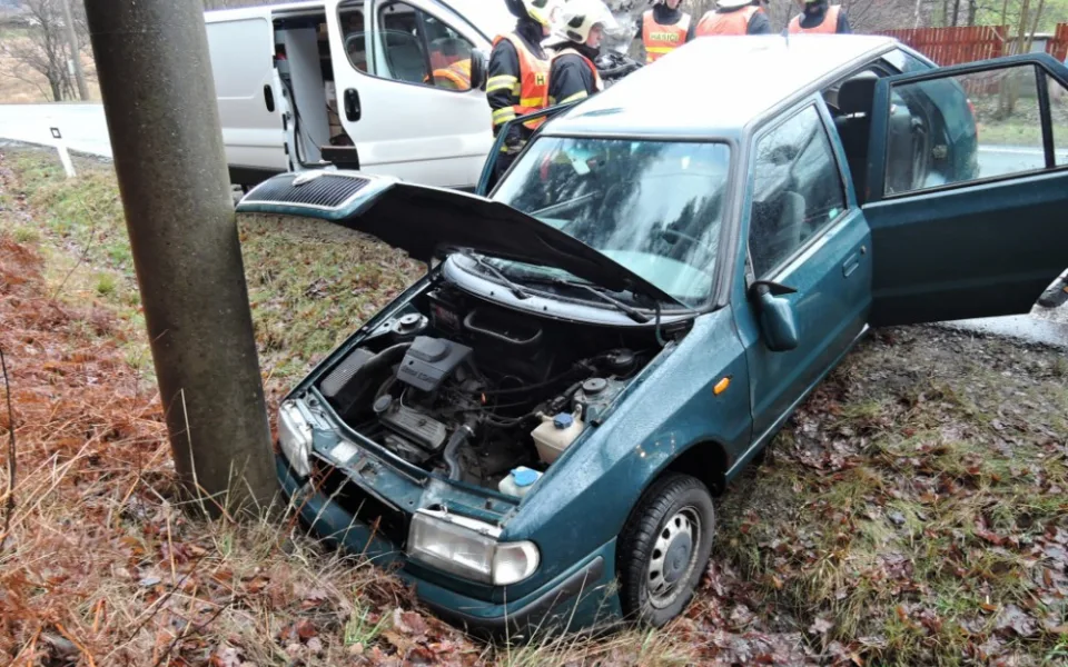 Jedna z lednových nehod