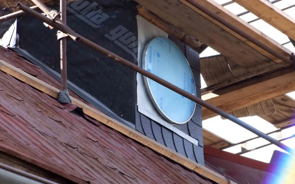 Loňská oprava věže