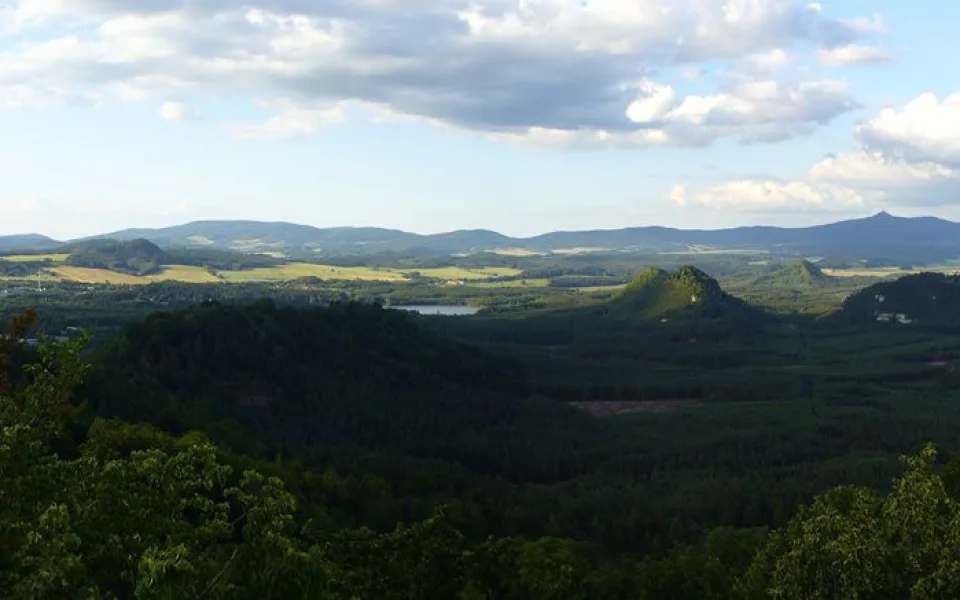 Výhled na Geopark Ralsko