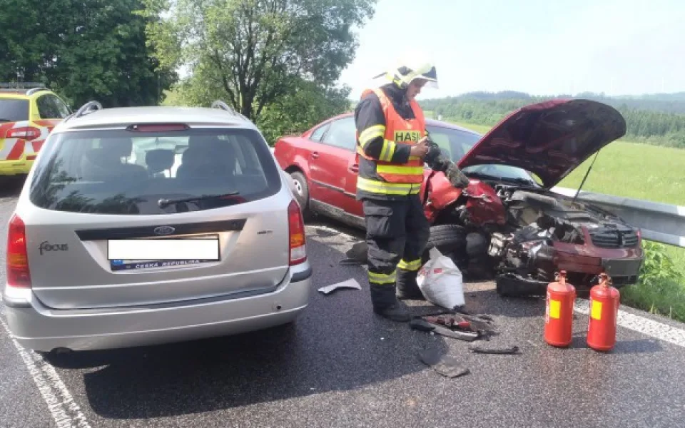 Další nehoda na Albrechtickém kopci si vyžádala čtyři zraněné osoby